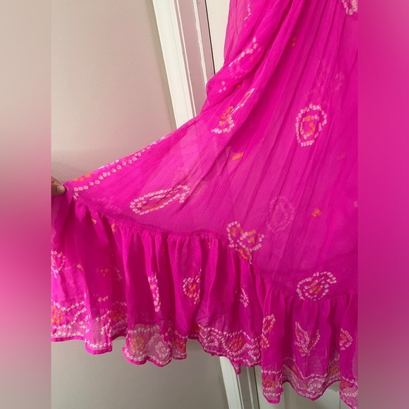 Juliet Dunn London NWT Unlined Silk Dress with Pockets One Size - Picture 11 of 12